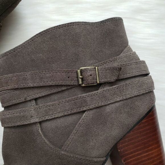 Splendid Laventa Suede Strappy Ankle Booties - Picture 2 of 7